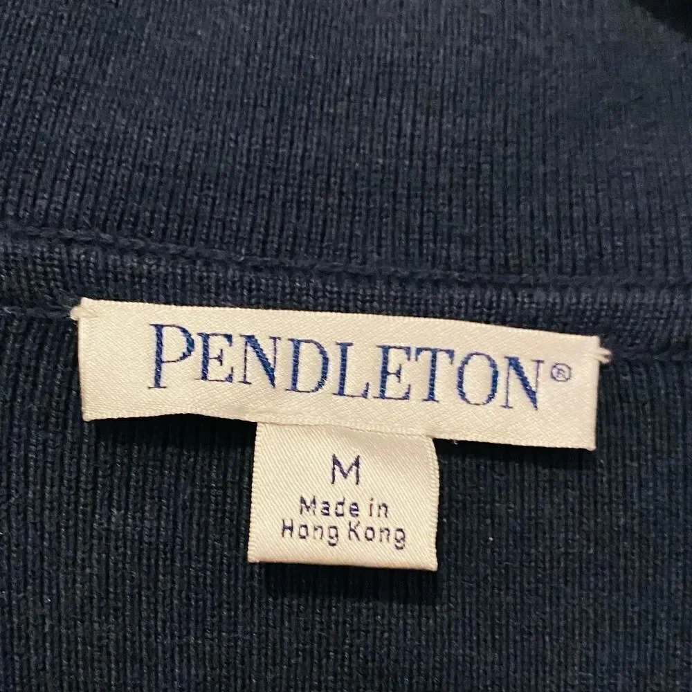 Pendleton Stripe Cotton Blend 3 Buttoned Blazer Size Medium